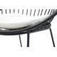 thumbnail image 5 of Set de 4 Sillas para Exterior Jaspis Negro Kessa Muebles, 5 of 5