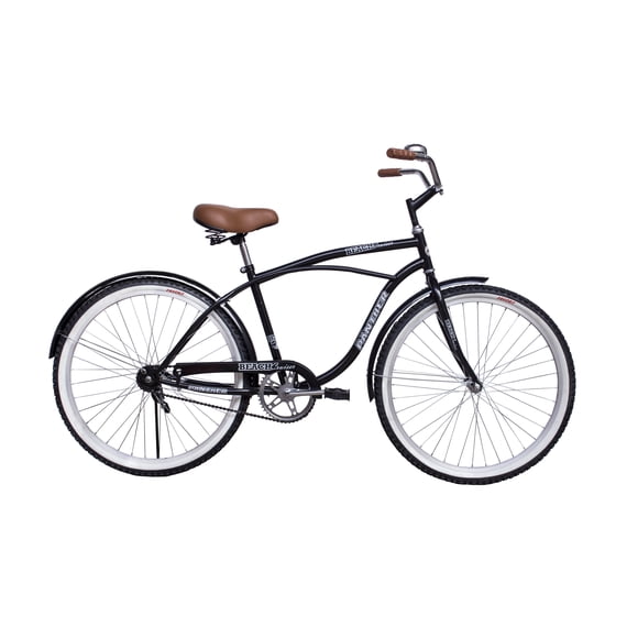 Bicicleta Beach Cruiser Rodada 24 Para Caballero Negro