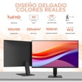 thumbnail image 2 of Monitor 23.8" LG 24U411A-B 5ms 120Hz Panel IPS Full HD HDMI D-Sub, 2 of 5