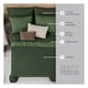thumbnail image 2 of Set de Edredón Ligero Doble Vista con Sábanas y Fundas Real Textil (Verde Oscuro/Oliva, King Size), 2 of 6