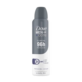 Antitranspirante Dove Men+Care clinical expert cuidado total en aerosol para caballero 150 ml