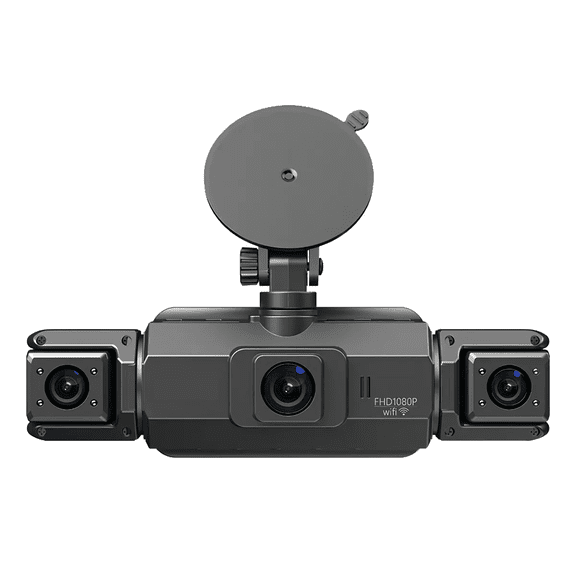 "Cámara para vehículo W5 1080p 360° 4 lentes WiFi visión nocturna 64GB Belug "
