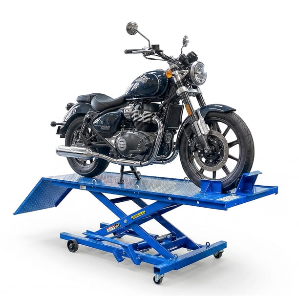 Rampa Hidráulica para motocicletas 900 lbs 400 kg Hantec