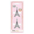 thumbnail image 1 of Pinzas para Sellar Bolsas Prichos París Plateadas de Metal 2 Piezas, 1 of 4