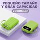 thumbnail image 3 of Mini Power Bank Genérico PB20000 Portátil Verde 20000mAh 4 Cables USB Tipo Clet LED, 3 of 5