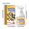 thumbnail image 3 of Quitamanchas de Aceite de Cocina, Limpiador de Campanas Extractoras, Purificador de Humos de Aceite, Quitamanchas de Aceite Pesado, 100 Ml X 2, 3 of 7