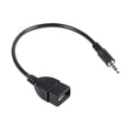thumbnail image 1 of Adaptador de cable auxiliar auxiliar de 3,5 mm A USB, conector auxiliar de audio macho de 3,5 mm cable de la sola, 1 of 7