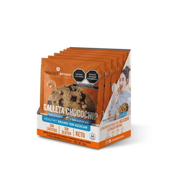 GALLETA CHOCOCHIP KETO ( DISPLAY CON 6 PZ 40G C/U)