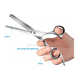 thumbnail image 4 of Kit De Tijeras Estilista  Lab.G y barbero con accesorios, plateado, 4 of 5
