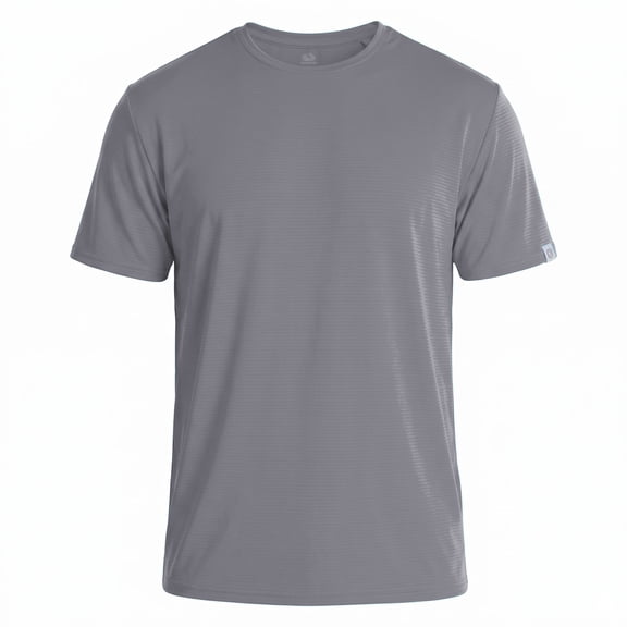 Playera Canales Fruit of the Loom para Hombre Cuello Redondo Stealth EG