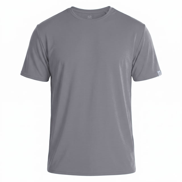 Playera Canales Fruit of the Loom para Hombre Cuello Redondo Stealth EG
