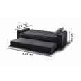 thumbnail image 5 of Sofá Cama M & E MUEBLES Confort Clean Gris Oxford Individual 3 Posiciones Con Cama Oculta, 5 of 5