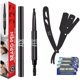 thumbnail image 1 of Pluma de barba de hombres JYE + Porta Navaja Barber. Pincel color negro a prueba de agua y de larga duración. Fácil de aplicar. Kit que incluye Porta Navaja para acabado perfecto, 1 of 6