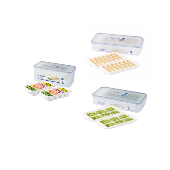 Set de contenedores para hielos Lock & Lock