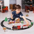 thumbnail image 2 of Tren De Navidad Con Sonidos Y Luces Juego De Mini Tren De Juguete De Vagón De Riel Eléctrico Para Navidad Y Decoración Del Hogar Advancent HA039298-00, 2 of 6