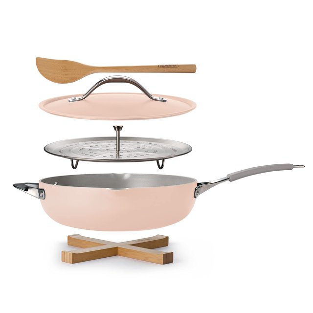 Set de Sartén de Cerámica Antiadherente Tramontina 5 L – Saltear, Freír y Guisar