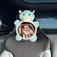 thumbnail image 3 of Juguetes para Bebés Espejo Retrovisor de Cochecito, Evitar Aplastar Fácil de Monitorear Juguete de Peluche Utilizado para Camas de Bebés O Asientos para Niños, Entretenimiento de Coche Interactivo Sua, 3 of 5