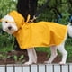 thumbnail image 4 of Zhuge Poncho impermeable para perros, chaqueta impermeable para perros, capa de algodón, forro con capucha, abrigo impermeable ajustable para perros pequeños, cachorros, gatos (2XL, verde), 4 of 4