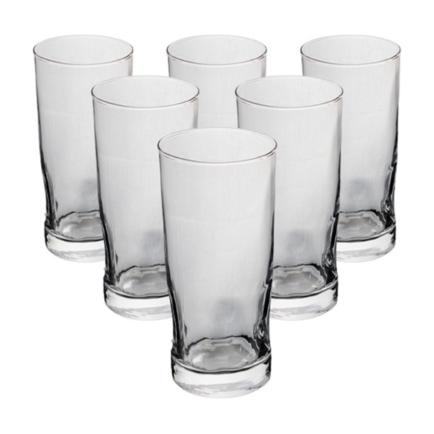 Set de 6 Vasos Transparentes 470 ml