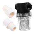 thumbnail image 1 of Pipeline water filter prefilter for garden irrigation, portable plastic mesh filter efficiently removes dirt and particles., 1 of 5