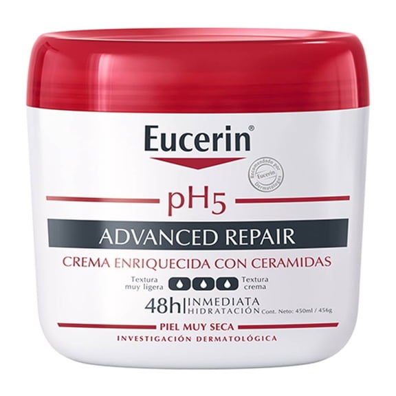 Crema corporal Eucerin ph5 advanced repair 450 ml