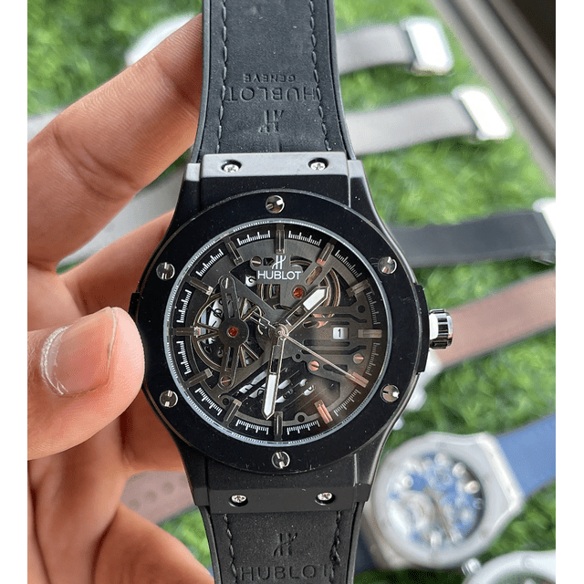 RELOJ PARA CABALLERO DE LUJO COLOR NEGRO