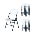 thumbnail image 1 of Sillas Plegables Blancas Paquete 10 piezas LOOMBER, 1 of 5