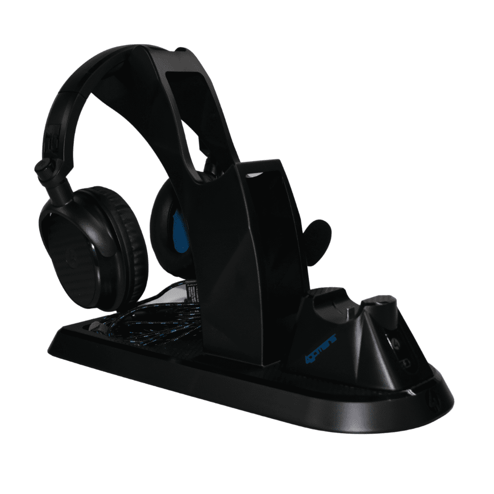 4gamers Ultimate Gaming Station For Ps5 Auriculares Soporte 4Gamers UGS-V1-BLK-4G
