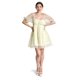 thumbnail image 1 of Vestido floral con manga abullonada Roman Fashion /Juvenil, 5081 (Lima) verde lima G, 1 of 5