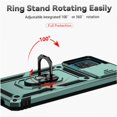 thumbnail image 2 of Estuche GANGXUN para Samsung Galaxy A12, soporte giratorio 360°, estilo mecánico y magnético, 2 of 5