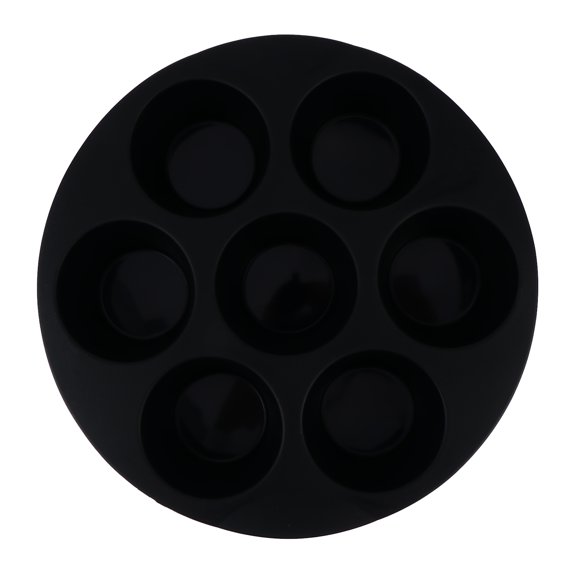 Moldes de silicona para muffins y pasteles, 7 rejillas, accesorio para freidora de aire de cocina