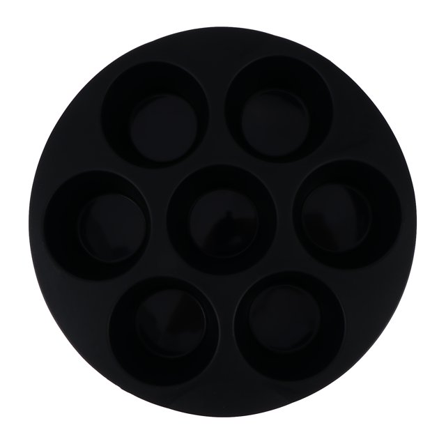 Moldes de silicona para muffins y pasteles, 7 rejillas, accesorio para freidora de aire de cocina
