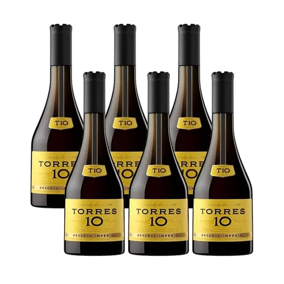 Pack de 6 Brandy Torres 10 700 ml Torres 10