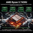 thumbnail image 2 of Portátil HP 17" Ryzen 5 7430U 8 GB RAM 512 GB SSD Win11, 2 of 9