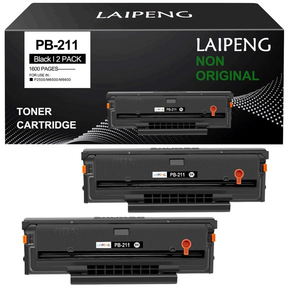 Cartucho de Tóner LAIPENG PB-211 Negro Paquete de 2 1600 Páginas