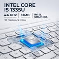 thumbnail image 3 of Laptop LENOVO IdeaPad Slim 3 15IRU8 Intel Core i5 1335U 16GB LPDDR5 SSD 256GB Pantalla 15.6" FHD Windows 11 Teclado Ingles, 3 of 6