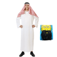 thumbnail image 1 of Disfraz Jeque Arabe Clasico Fx Costumes con Barba para Adulto Hombre Talla Standard, 1 of 6