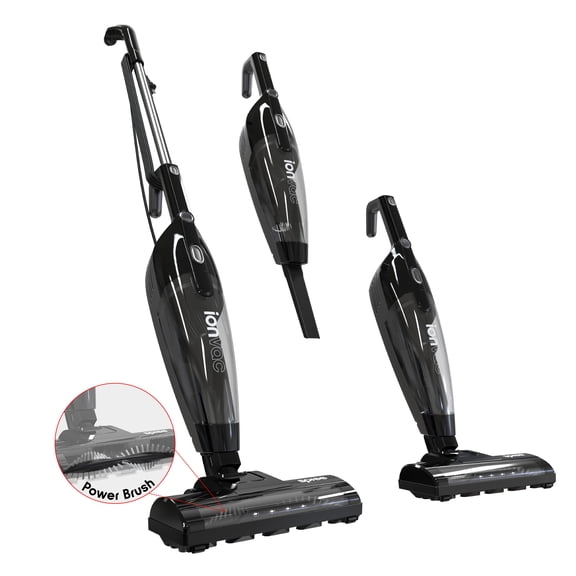 Ionvac Aspiradora 3 en 1 Spree, Aspiradora Multisuperficie Ligera Vertical/de Mano con Cepillo Limpiador de Alfombras