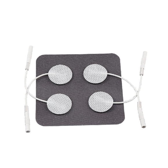 Bolsa 4 Pzas Electrodo Circular Reutilizable Blanco Medstar