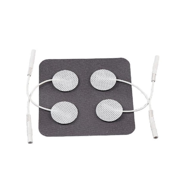 Bolsa 4 Pzas Electrodo Circular Reutilizable Blanco Medstar