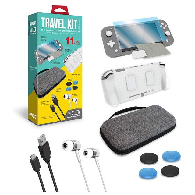 Travel Kit 11 en 1 Armor3 Hyperkin Para Nintendo Switch Lite