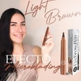 thumbnail image 2 of JYE Lápiz para Cejas Efecto Microblading, Dibujo pelo a pelo, Impermeable, Larga duración, Maquillaje para cejas. Café Claro, 2 of 7