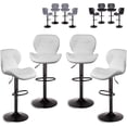thumbnail image 1 of Set De 4 Bancos De Cocina Barra Silla Taburete Respaldo Alto, 1 of 8