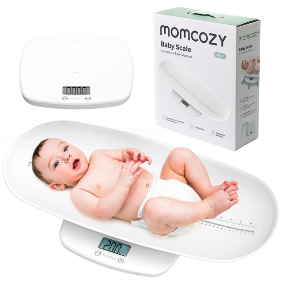 Báscula para Bebés Momcozy AZ01 Multifuncional 150 kg 60 cm LED