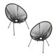 thumbnail image 1 of Ilios INNOVA Sillas Estilo Acapulco con Estructura de Acero y Diseño Retro Moderno – Ideales para Exterior e Interior, Ergonómica y Fáciles de Limpiar, 1 of 9