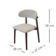 thumbnail image 2 of Ilios Innova | Paquete de 4 Sillas Dinamarca para Comedor, Tapizadas en Lino Español Color Beige con Respaldo Curvo Ergonómico y Estructura de Madera de Caucho Resistente, 2 of 9