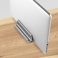 thumbnail image 1 of COMPUKAS Soporte De Aluminio Para Laptop Vertical Con Ranuras Múltiples Y Base Ajustable Para Uso En Escritorio, 1 of 8