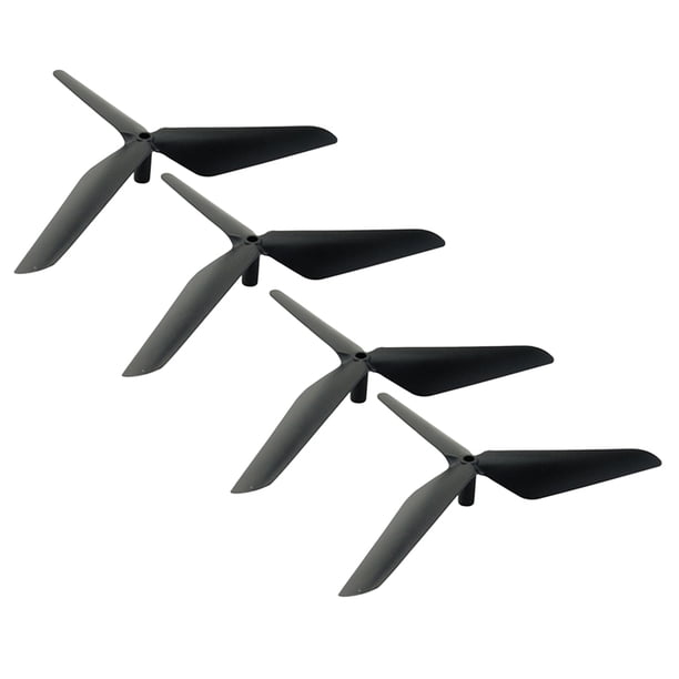 2 Pares Hélice de Plásticos CW CCW Prop 3 Hoja de Ajuste X5C X5A X5SC X5SW X5HW XH5C X5C-1 DIY Reemplazos Negro Yotijar Hélice