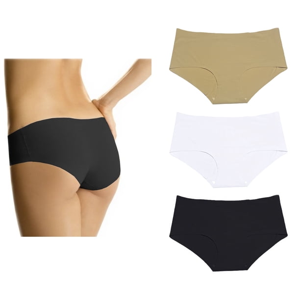 Paquete 6 Pantaletas Invisibles Sin Costuras Corte Láser Pack Incluye 6 Diferentes Colores