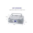 thumbnail image 5 of Boombox portátil para CD/MP3/USB HANNLOMAX HX-318CD con Bluetooth, 5 of 5